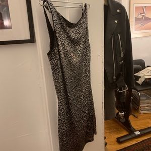Vintage Holographic Shift Dress